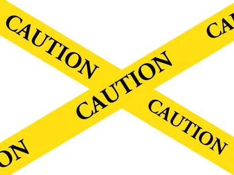Caution - Warning tape illustration. Do not pass Photos