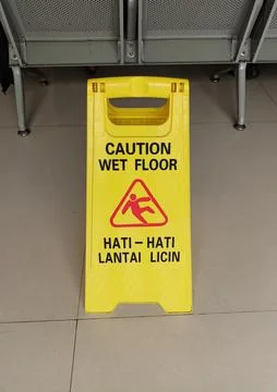 Caution Wet Floor Stock Photos