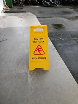 Caution Wet Floor Stock Photos