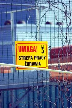 Cautionary signs Stock Photos