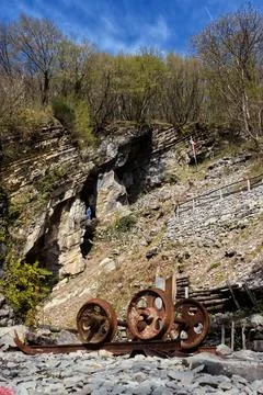 The Cava Brusata. Stock Photos
