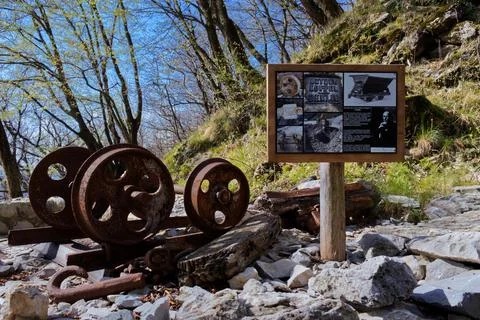 The Cava Brusata. Stock Photos