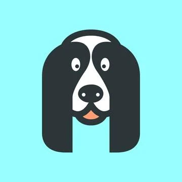 Cavalier King Charles Spaniel dog pets cute mascot cartoon colorful happy s.. Stock Illustration