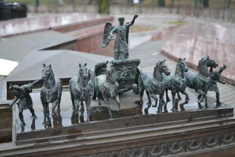 Cavalry in miniature Stock Photos