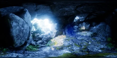 Cave-360 day 6 injected Video stock 87868275