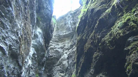 Cave in Carpathian Mountains. 스톡 동영상 24230549