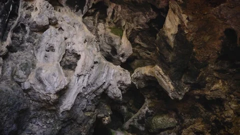 Cave ceiling texture. Colored stones. Stock Footage 166508553