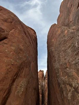 Cave like cliff Foto stock