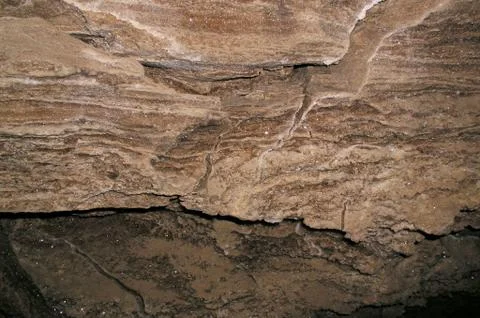 Cave with crystals Stock Photos