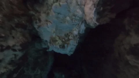 Cave Diving in a Cenote Vídeo Stock 200476925