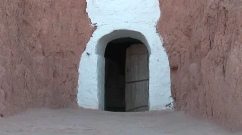 Cave dwelling - Matmata Stockbeeldmateriaal 7735055