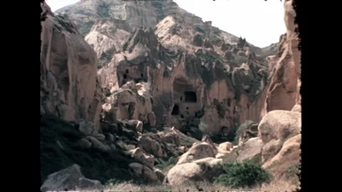 Cave Dwellings Stock Footage 278100976