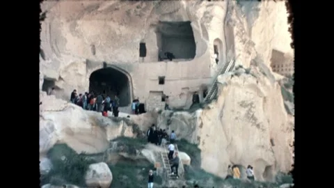 Cave Dwellings Stock Footage 278100978