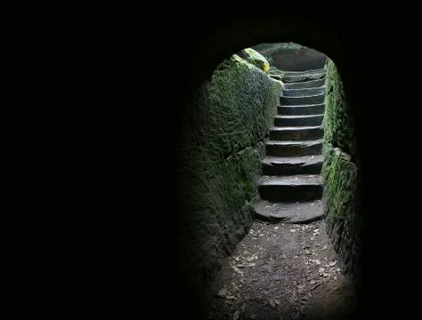 Cave exit  Stock Photos
