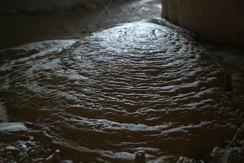 Cave floor 스톡 사진