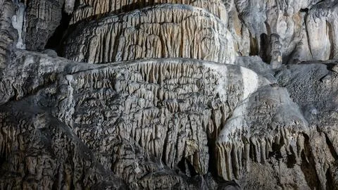 Cave formation close up Stock Photos