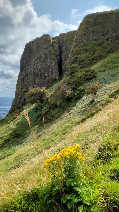 Cave Hill hike in Belfast northern ireland Stock Footage 288113761