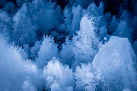 Cave Ice Formations Stock Photos