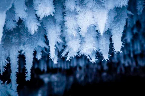 Cave Ice Formations Stock Photos