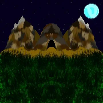 Cave Stock Illustration