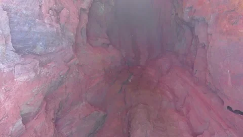 The Cave Inside Stock Footage 137098742