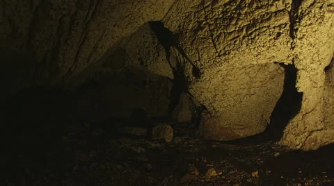 Cave interior Stock Footage 45831943