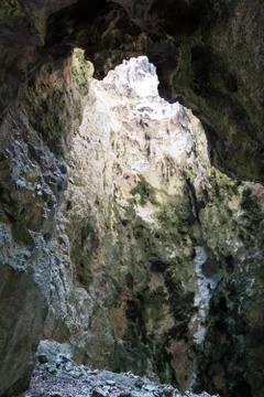Cave light Foto stock