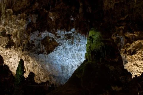 Cave Man Carlsbad Caverns Stock Photos