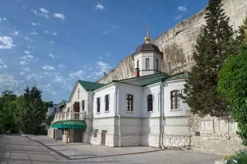 Cave monastery Stock Photos