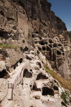 Cave monastery of Vardzia Foto stock