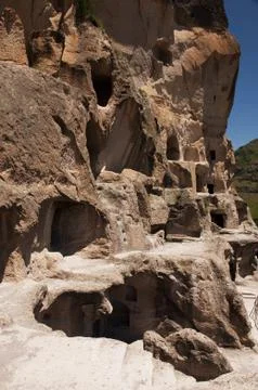Cave monastery of Vardzia Stock Photos