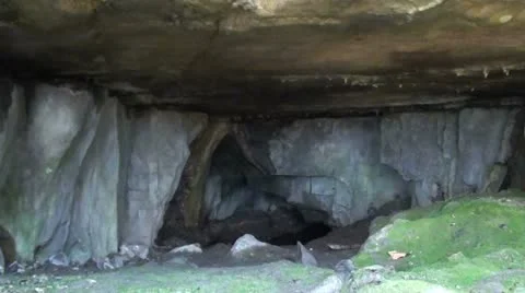 Cave Mouth Stock Footage 22453935