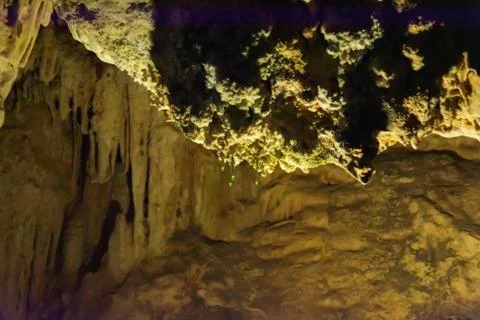Of the cave of nerja, in malaga Stock Photos
