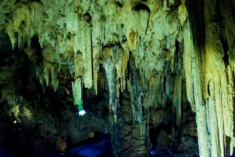 Of the cave of nerja, in malaga Stock Photos