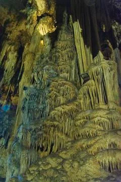 Of the cave of nerja, in malaga Stock Photos