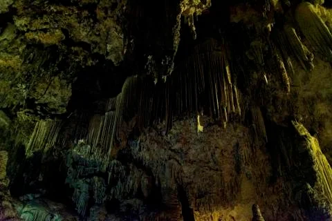 Of the cave of nerja, in malaga Stock Photos