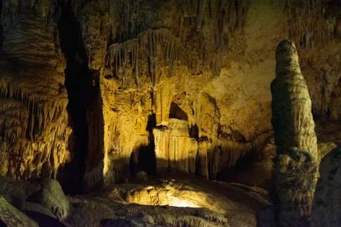Of the cave of nerja, in malaga Stock Photos