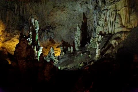 Of the cave of nerja, in malaga Stock Photos