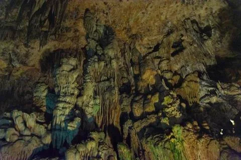 Of the cave of nerja, in malaga Stock Photos