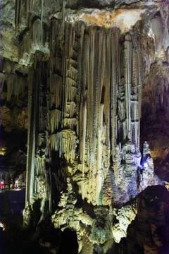 Of the cave of nerja, in malaga Stock Photos