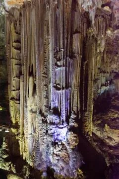 Of the cave of nerja, in malaga Stock Photos