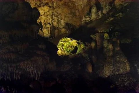 Of the cave of nerja, in malaga Stock Photos