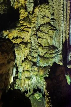 Of the cave of nerja, in malaga Stock Photos