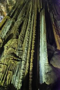Of the cave of nerja, in malaga Stock Photos