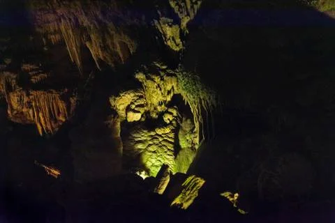 Of the cave of nerja, in malaga Stock Photos