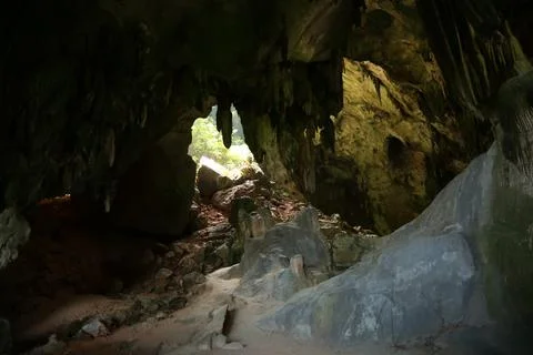 Cave opening 2 Stock Photos