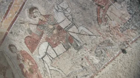 Cave paintings Video stock 8984838