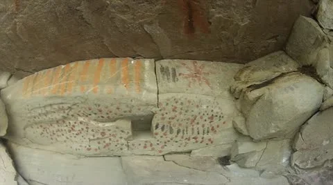 Cave Paintings Stock Footage 22104524