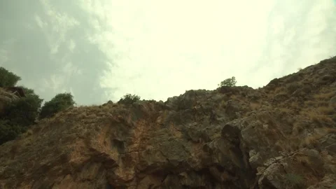 Cave of Pan, Ancient Caesarea Philippi, Golan Heights Stock Footage 324819553