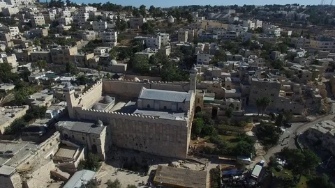 The cave of the Patriarchs, Hebron Stock Footage 95959442